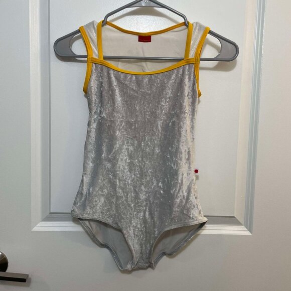 Yumiko Becky velvet leotard size L - Picture 1 of 3
